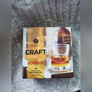 4 Bourbon 8.5 oz. Glasses by Libbey